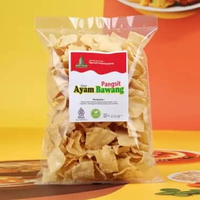 KRIPIK PANGSIT BAWANG 1 KG / PANGSIT GORENG- (Rasa – AYAM BAWANG ) Murah Enak / Kiloan 1 Kg