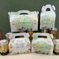 EK593 GABLE BOX LEBARAN / BOX HAMPERS IDUL FITRI / PAPERBAG BINGKISAN DUS PARCEL HARI RAYA KEMASAN K