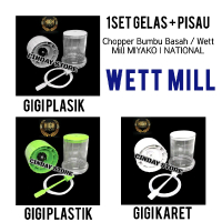 Chopper Mounting Blender Pisau Bumbu Basah + Gelas Miyako / Wet Mill Giling NATIONAL