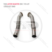 HMD Exhaust System Manifold Downpipe for Aston Martin DB11 V8 4.0T Auto resonant tube Modification Electronic Valve