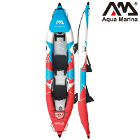 Aqua Marina ST-412充氣雙人獨木舟-全能型 STEAM ｜藍紅色/
