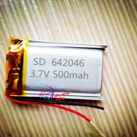 Polymer 642046 3.7V 500MAH Bluetooth audio smart home video security doorbell lithium battery factory direct
