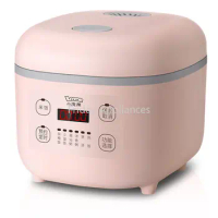 2L Mini Rice Cooker Intelligent Automatic Household Kitchen Rice Cooker 1-4 People Small Rice Cooker Food Warmer
