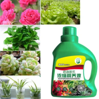 500ML Hydroponic Plant Nutrient Solution Fertilizer Bamboo Flower Fertilizer Potted Green Concentrated Foliar Seed Fertilizer