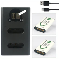 3.6V 1240mAh NP-BX1 NP BX1 NPBX1 Battery + Dual USB Charger for Sony DSC- H400 HX300 HX350 HX400 HX50 HX60 HX80 HX90 HX99