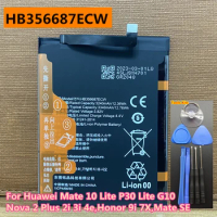 Original 3340mAh HB356687ECW Phone Battery for Huawei Mate 10 Lite P30 Lite G10 / Nova 2 Plus 2i 3i 4e / Honor 9i 7X / Mate SE