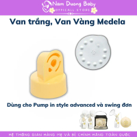 Van trắng, van vàng, van chân không, cổ nối phụ kiện Medela Pump instyle advanced Swing, nút dây