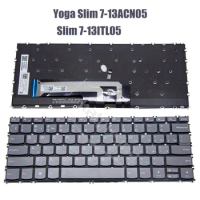 US RU Keyboard for Lenovo Ideapad Yoga Slim 7-13ACN05 Yoga Slim 7-13ITL05 Yoga Slim 7 Carbon 13ITL5 English With Backlit