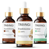 Therapeutic Grade Frankincense Essential Oil for Skin Care Diffuser Geranium Neroli Sandalwood Jasmine Lavender Rosemary Vetiver