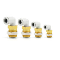 10Pcs Pneumatic Fitting Kq2Le Series Quick Fitting Series Right Angle Clapboard Pipe Elbow Joint Kq2