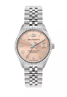 Philip Watch 【Swiss Made】Philip Watch Caribe 35mm Rose Dial Sapphire Crystal Women's Quartz Watch R8253597578-10 ATM Waterproof