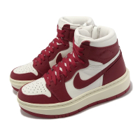 【NIKE 耐吉】Wmns Air Jordan 1 Elevate High 紅 白 喬丹 厚底 增高 AJ1 女鞋(DN3253-116)