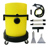 Industrial Handheld Canister Car Manual Steam Wet Washing Shampoo Floor Carpet Dry Vacuum Cleaner Machine