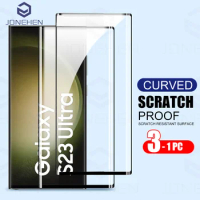 3PCS Tempered Glass Film For Samsung Galaxy Note 8 9 10 20 S9 S8 S10 S20 S22 S21 S23 Plus S24 Ultra Full Curved Screen Protector