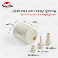 Naturehike Portable High Power Air Pump Fast Inflation 2 In 1 Inflation / Deflation Camping Air Mat Multipurpose Inflation Pump