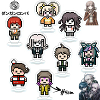 New Danganronpa Nanami Chiaki Komaeda Nagito Hinata cartoon pattern acrylic stand personality deskto