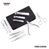 ชุดกรรไกรตัดเล็บสแตนเลส OMUDA 10ชิ้น ของแท้ 100% คําแนะนําการขายที่ร้อนแรงในเดือนนี้