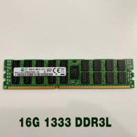 1 pcs For Samsung RAM M393B2K70DMB-YH9 16GB PC3L 4RX4 10600R REG ECC Server Memory Fast Ship High Quality 16G 1333 DDR3L