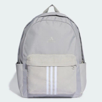 【adidas 愛迪達】Vl Crt Bp 後背包 雙肩背包 書包 經典 運動 休閒 灰(JF0800)