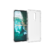For Oneplus 7 Pro mobile phone case transparent all-inclusive TPU four-corner anti-fall silicone protective cover soft
