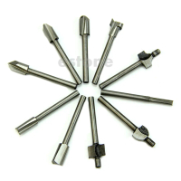 Hss Router Bits Wood Cutter Milling Fits Dremel Rotary Tool