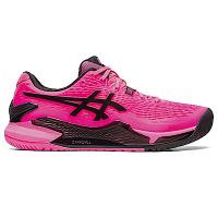 Asics GEL-Resolution 9 [1041A330-700] 男 網球鞋 比賽 訓練 支撐 法網配色 粉黑