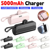 Charger Wireless Capsule 5000mAh Capacity Mobile Phone Power Bank Portable PowerBank Charger Plug External Battery Charger Anker