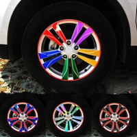 Brightly Plated / Carbin fibre 17 Inch Wheels Rims Sticker For Renault Keleos Z2CA735