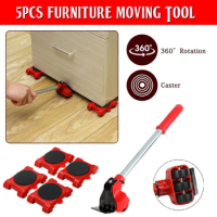 New Heavy Duty Furniture Lifter Transport Tool Furniture Mover Wheel Bar  For Lifting Moving Furniture Helper