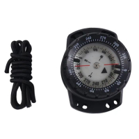 1Set Elastic Rope Diver Underwater Direction Watch Equipment Accessory Black&amp;Silver