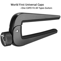 Jx-06 Wide Adjustable Guitar Capo Fit for 6 and 12 String Acoustic Classical Electric Guitar,Bass Capo,Mandolin,Ukulele Capo