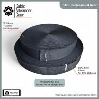 CAG Dive Webbing for BCD Weight Belt | Backplate Sidemount Harness Tech Diving DIY