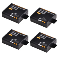 4Pcs 1180mAh PG1050 Battery for EKEN H9 H9R H3R H8R H8PRO H8 SJ4000 SJ5000 M10 Action Camera Batteria