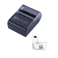 58mm Inkless Mini Portable Thermal Receipt Printer Wireless Receipt Printer 58mm Ink-free USB BT ESC