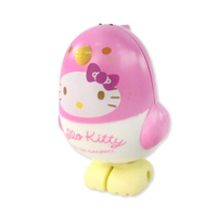 小禮堂 Hello Kitty 小鳥造型傳輸線保護套 iPhone線套 USB線套 充電線套 (粉白)