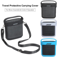 ZOPRORE Silicone Case Cover for Bose Soundlink Color II Bluetooth Speaker Travel Carrying Protective Pouch with Shoulder Strap