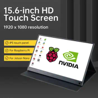Yahboom 15.6-inch HD Touch Screen Built-in Speaker 1920×1080 Resolution Compatible with Raspberry Pi and Jetson Series Board