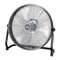 【勳風】20吋DC直流變頻工業風循環扇/電風扇 落地扇(HFB-S0820)