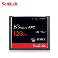SanDisk Extreme Pro CF Card 32GB 64GB 128GB Memory Card 160MB/s Compact Flash Card 1067X 4K Compactflash For HD Camera SDCFXPS