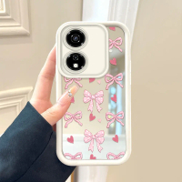 Cocok Untuk Itel P55 5G Kas Casing HP Indah dengan Klip Kupu-Kupu Cermin Anti Gores 8299