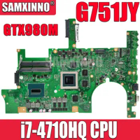 Notebook Mainboard For ASUS ROG G751JY G751JL G751JT G751J G751 Laptop Motherboard I7 CPU GTX965M-2G GTX970M-3G GTX980M-4G