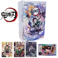 Original Demon Slayer Card For Children High Energy Combat Competition Kamado Nezuko Limited Anime Collection Card Kids Gifts
