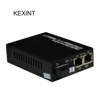 KEXINT Fiber Optic 2Port Media Converter Online media 10/100/1000M Fiber Switch Series