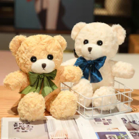 33CM White Dark Brown Light Brown Teddy Bear Kawaii High Quality Teddy Bear Plush Toy Plush Doll