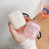 Fashion soft transparent shell lines case For apple airpods silicone case For airpods 2 Earphone case cover