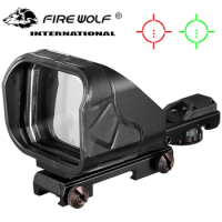 Fire Wolf Hunting and equipment tactical red dot Optical sight rifle scope Gun Accessories Holographic red dot sight for hunting