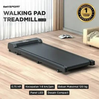 TaffSPORT Walking Pad Treadmill Alat Fitnes Walkingpad Mesin Treadmil Tridmil Elektrik Smart LED Dis