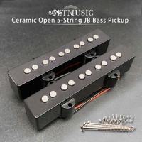 Ceramic Open Style 5 String JB Bass Pickup Neck/Bridge Pickup For JB Style Bass Guitar Parts