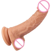 20cm Dildo for Women Fake Dick Suction Cup Silicone Realistic Dildos Penis Female Masturbation Erotic Toy Lesbian Sex Toys