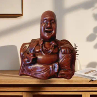 Funny Unexpected Laughing Buddha Sculpture Unique Buddha Flip Statue Creative Resin Middle Finger Figurines